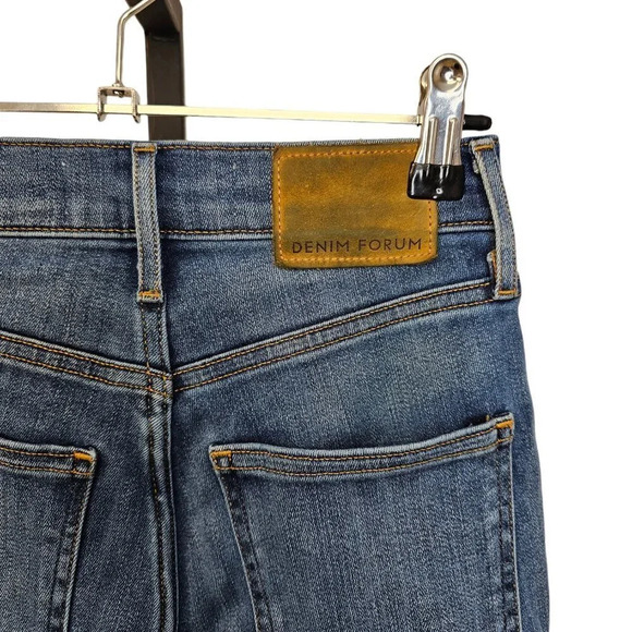 Denim Forum Womens The Lola High Rise Skinny  Jeans Size 24 - Picture 7 of 8